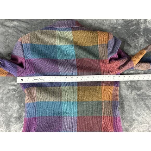 Vtg 1980s Givenchy Sport Women's Size 8 Blazer Jacket Plaid Wool Polyester Blend - Picture 10 of 14